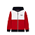 Agasalho Infantil Masculino Tommy Hilfiger com Capuz Vermelho, Branco e Azul-Marinho - Imagem 2