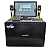 Karaoke Box Acoplado Com Tela E Caixa Potente Com 2 Microfones Sem Fio - Imagem 7