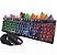 Kit Teclado Mouse Gamer Rgb Semi Mecânico 3200dpi Multimídia - Imagem 3