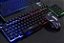 Kit Teclado Mouse Gamer Rgb Semi Mecânico 3200dpi Multimídia - Imagem 4