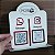 Placa QR Code Modelo Redonda com 2 códigos - Imagem 4