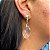 Brinco Banhado a ouro 18k de Cristal 02. - Imagem 1
