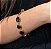 Pulseira Banhada a ouro 18k de Ônix Preto - Imagem 1