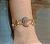 Pulseira Banhada a ouro 18k de Jaspe Policromo Natural. - Imagem 2