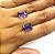 Ametista Facetada Retangular Par 9x11mm - Imagem 1