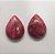 Rodonita Cabochão Gota Par - Imagem 2