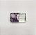 Ametista Bicolor Retangular 13x31mm - Imagem 2