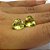 Quartzo Diverso Green Gold Facetado Coração Par - Imagem 1