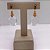 Brinco Banhado a ouro 18k de Cristal 056. - Imagem 2