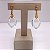 Brinco Banhado a ouro 18k de Cristal 056. - Imagem 3
