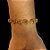 Pulseira Banhada a ouro 18k de Rutilo. - Imagem 3