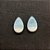 Água Marinha Cabochão Bicolor Gota Par 14x22mm - Imagem 4