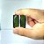 Turmalina Verde Dupla Face Retangular Par - Imagem 1