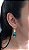Colar e Brinco banhado a ouro 18k de esmeralda biriba ML56 - Imagem 3