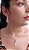 Colar E Brinco Banhado Ouro 18k De Quartzo Rosa Briolet ML52 - Imagem 1