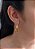 Colar E Brinco Banhado A Ouro 18k De Citrino Briolet ML54 - Imagem 4