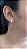 Colar E Brinco Banhado A Ouro 18k De Citrino Amarelo ML59 - Imagem 3