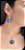 Conjunto Banhado A Ouro 18k De Quartzo Sodalita ML96 - Imagem 1