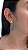 Colar E Brinco Banhado A Ouro 18k De Zircônia Azul ML104 - Imagem 3