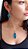 Colar E Brinco Banhado A Ouro 18k De Zircônia Azul Sky ML106 - Imagem 1