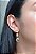 Colar E Brinco Banhado A Ouro 18k De Cristal Príncipe ML132 - Imagem 4
