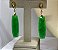 Colar e Brinco banhado a ouro 18k de Frizita Verde ML160 - Imagem 2