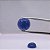 Quartzo Diverso Azul Cabochão Redondo Par 15mm - Imagem 1