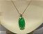 Colar e Brinco banhado a ouro 18k de Frizita Verde ML187 - Imagem 4