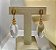 Colar e Brinco banhado a ouro 18k de Cristal ML206 - Imagem 4