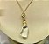 Colar e Brinco banhado a ouro 18k de Cristal ML206 - Imagem 5