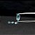Água Marinha Facetada Gota Lote 4 Pedras 5x10 mm - Imagem 1