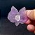 Orquídea de Ametista e miolo de cristal esc17 - Imagem 1