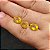 Opala De Fogo Oval 3 Pedras 9x11 mm - Imagem 1