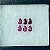 Turmalina Gota Rosa 6 pedras  5x8 mm - Imagem 2
