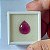 Turmalina gota Cabochão Rosa 13,5x17 mm - Imagem 1