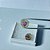 Turmalina Melancia Placa Par 12x14mm - Imagem 4