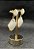 Brinco Banhado a ouro 18k de Quartzo Branco - Imagem 4