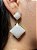 Brinco Banhado a ouro 18k de Quartzo Branco - Imagem 1
