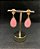 Brinco Banhado a ouro 18k de Frizita Rosa - Imagem 3