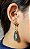 Brinco Banhado a ouro 18k de Serpentina - Imagem 1