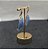 Brinco Banhado a ouro 18k de Quartzo Azul - Imagem 4