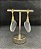 Brinco Banhado a ouro 18k de Cristal - Imagem 2