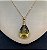 Pingente Banhado à ouro 18 K de Pedra Green Gold - Imagem 1