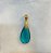 Pingente Banhado à ouro 18K de Pedra Zircônia Verde - Imagem 2