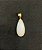 Pingente Banhado à ouro 18K de Pedra Quartzo Branco - Imagem 2