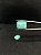 Amazonita  Verde Cabochão Retangular Par - Imagem 1