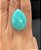 Amazonita Cabochão Verde Gota 22x29,5 mm - Imagem 2