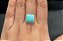 Amazonita Cabochão Verde Quadrada 12,5 mm - Imagem 3