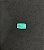 Amazonita Cabochão Verde Retangular 13x23 mm - Imagem 1