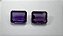 Ametista Facetada Retangular Par 12x16mm - Imagem 1